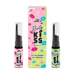Flirty Kiss Strawberry and Mint Oral Sex Gels 2x8g - F3743 - Teknashop Ltd