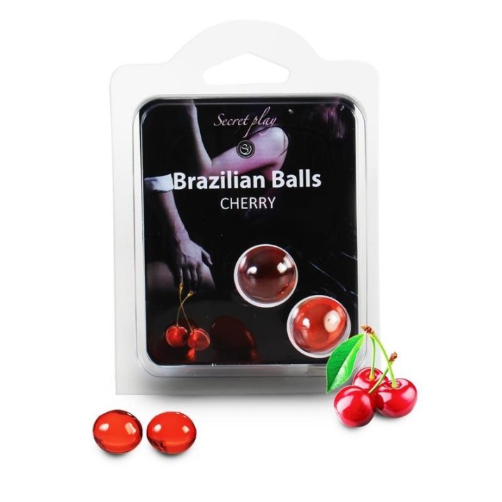 Set 2 Brazilian Balls Cherry Aroma - F3385-6 - Teknashop Ltd