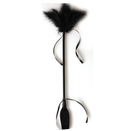 Secret Play Black Duster And Riding Crop - F3422K - Teknashop Ltd