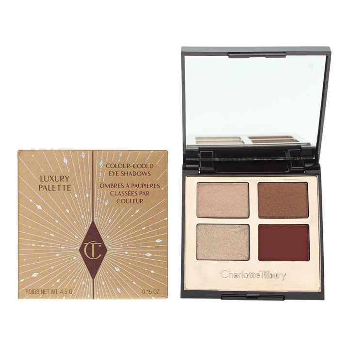 Charlotte Tilbury, Luxury Palette, Eyeshadow Palette, Fire Rose, 4 Shades, 4.5 g - Teknashop Ltd
