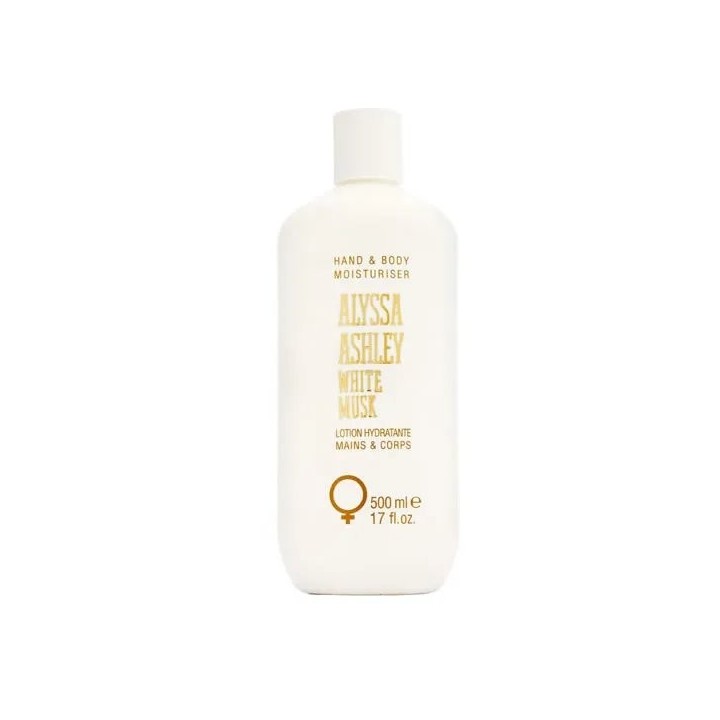 Alyssa Ashley White Musk Hand & Body Moisturiser 500ml - unisex - Teknashop Ltd