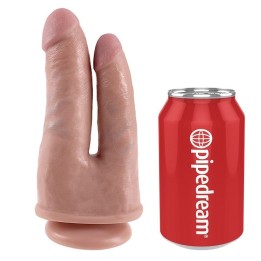 KING COCK - DOUBLE PENETRATOR FLESH - PD5512-21 - Teknashop Ltd