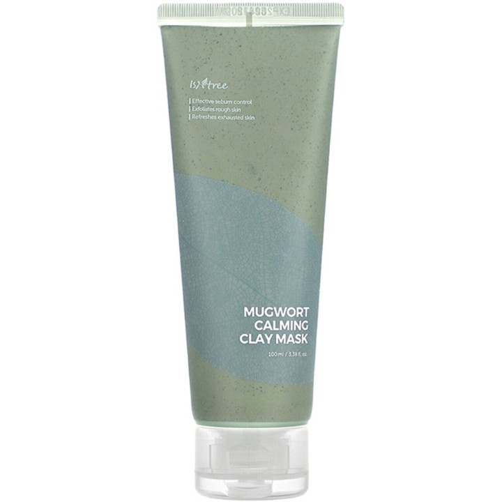 Isntree, Mugwort Calming, Exfoliating & Revitalising, Clay Mask, 100 ml - Teknashop Ltd