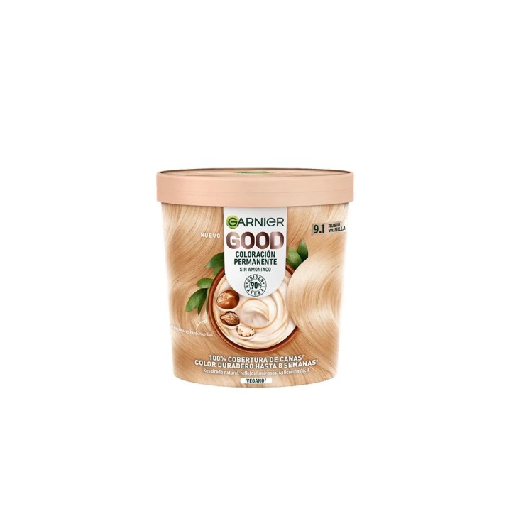 Garnier Good Coloración Permanente 9,1 Rubio Vainilla 1 U - unisex - Teknashop Ltd