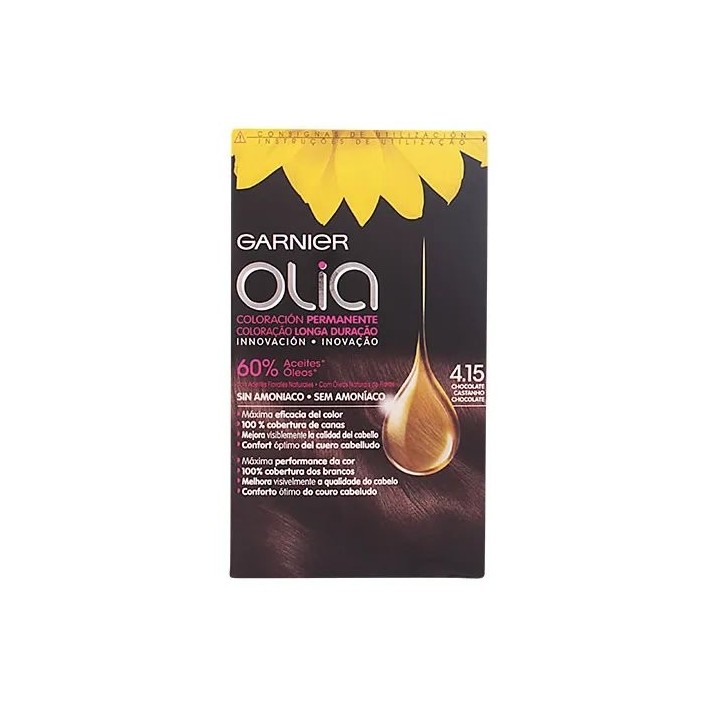 Garnier Olia Permanent Coloring 4,15 Chocolate - unisex - Teknashop Ltd