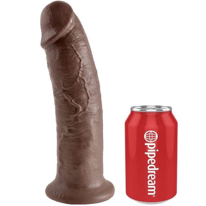 KING COCK - 10 DILDO BROWN 25.4 CM - PD5505-29 - Teknashop Ltd