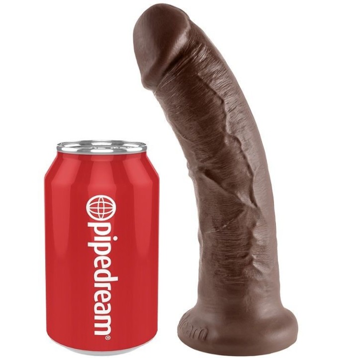 KING COCK - 8 DILDO BROWN 20.3 CM - PD5503-29 - Teknashop Ltd