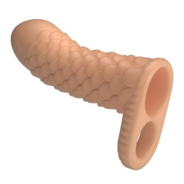 PRETTY LOVE - NESMITH PENIS EXTENSION SLEEVE 13 CM Ø 3.8 CM NATURAL - D-246160 - Teknashop Ltd