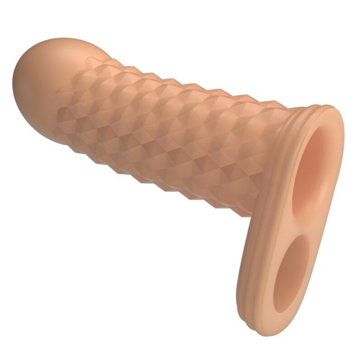 PRETTY LOVE - WOLFRAM PENIS EXTENSION SLEEVE 11.5 CM Ø 3.8 CM NATURAL - D-246163 - Teknashop Ltd