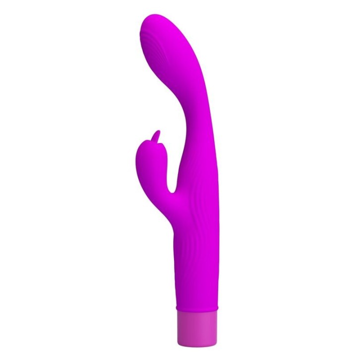 PRETTY LOVE - JENE DUAL STIMULATION G-SPOT AND CLITORAL VIBRATOR PURPLE - D-246063 - Teknashop Ltd