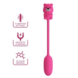 PRETTY LOVE - OLSON RECHARGEABLE BULLET VIBRATOR WITH WIRED CONTROLLER PINK - D-246067 - Teknashop Ltd