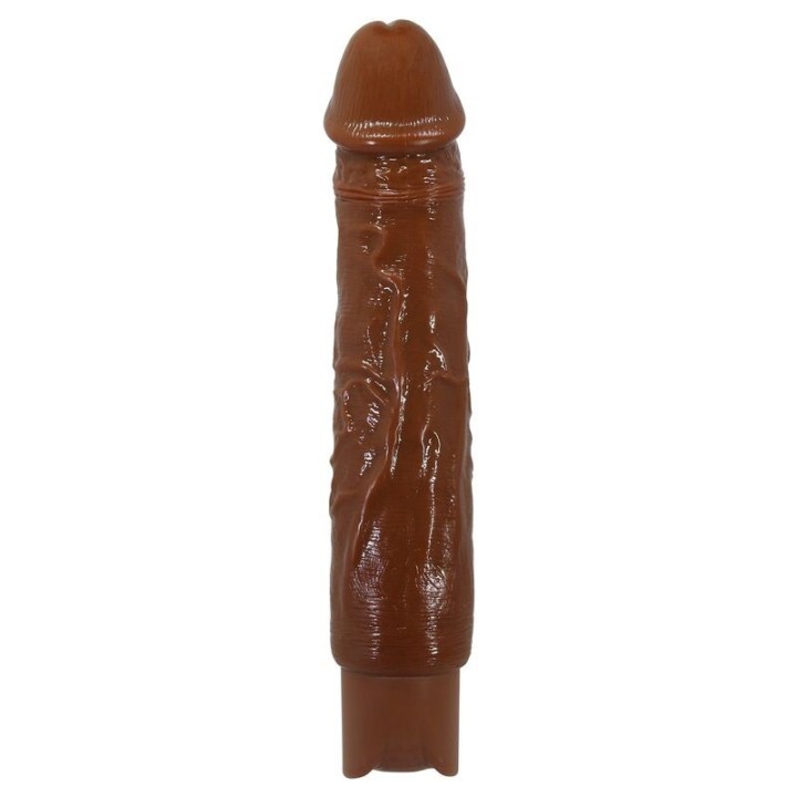 PRETTY LOVE - DUKE REALISTIC VIBRATOR 23.5 CM Ø 4.8 CM BROWN - D-246070 - Teknashop Ltd
