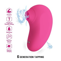 PRETTY LOVE - ARILA RECHARGEABLE CLITORAL SUCTION STIMULATOR WITH VIBRATION PINK - D-246079 - Teknashop Ltd