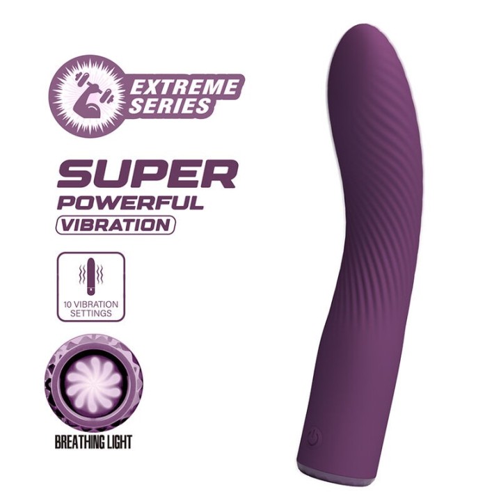PRETTY LOVE - KISSELL RECHARGEABLE VIBRATOR 10 FUNCTIONS PURPLE - D-246130 - Teknashop Ltd