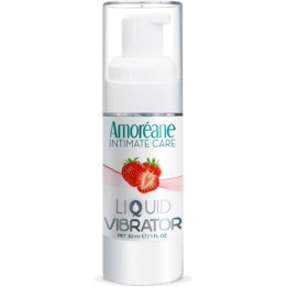 AMOREANE - VIBRATING LIQUID STRAWBERRY 30 ML - D-237299 - Teknashop Ltd