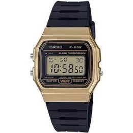 CASIO VINTAGE Mod. F-91 BIO RESIN STRAP - GOLD - WW.F-91WM-9ADF - Teknashop Ltd