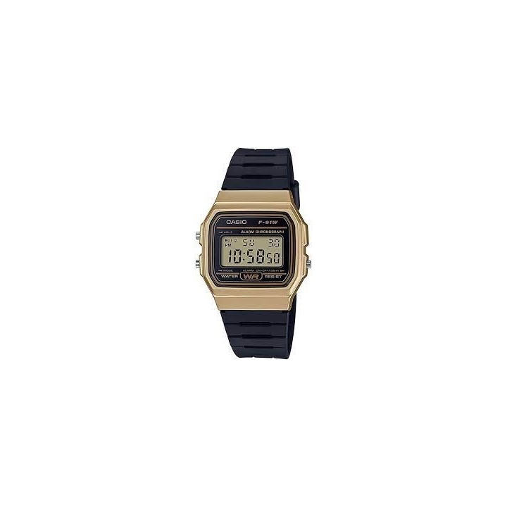 CASIO VINTAGE Mod. F-91 BIO RESIN STRAP - GOLD - WW.F-91WM-9ADF - Teknashop Ltd