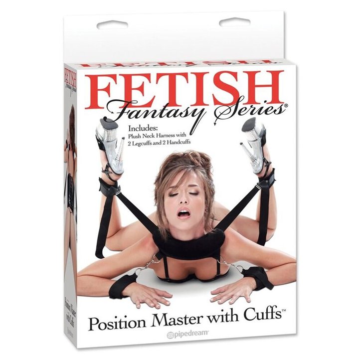 FETISH FANTASY SERIES - POSITION MASTER WITH CUFFS - PD2154-23 - Teknashop Ltd