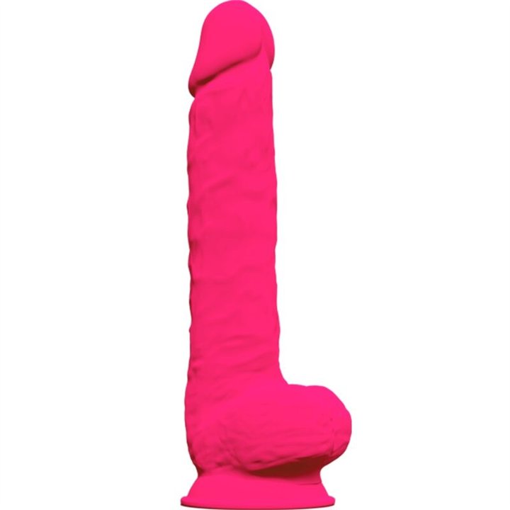 SILEXD - MODEL 1 REALISTIC PENIS PREMIUM SILEXPAN SILICONE FUCHSIA 38 CM - D-237272 - Teknashop Ltd
