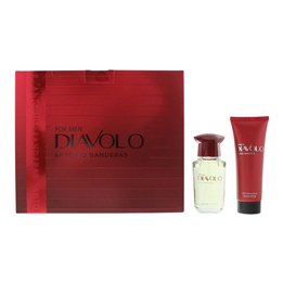 Set Antonio Banderas: Diavolo, Eau De Toilette, For Men, 50 ml + Diavolo, Calming, After-Shave Balm, 75 ml - Teknashop Ltd