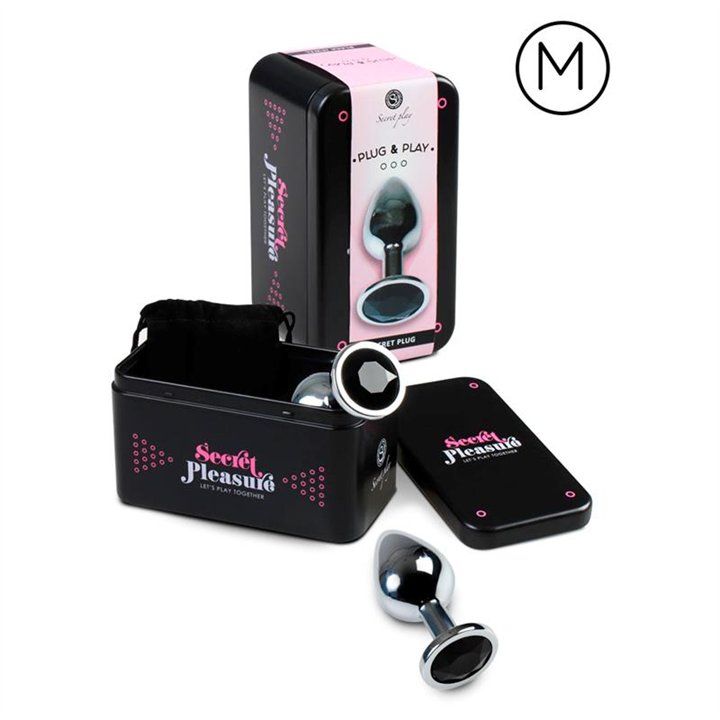 Butt Plug Size M Black - F6152K - Teknashop Ltd