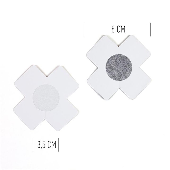 Wow Boobs! Nipple Covers Cross Shapped Holografic - F6264 - Teknashop Ltd