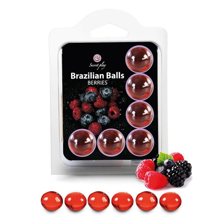 Brazilian Balls Set 6  Berries - F3386-5 - Teknashop Ltd