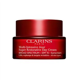 Clarins Super Restorative Day Cream Spf15 All Skin Types 50ml - unisex - Teknashop Ltd