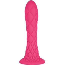 SILEXD - DREAMY DILDO FANTASY LIQUID SILICONE THERMOREACTIVE FUCHSIA 18.5 CM - D-244566 - Teknashop Ltd