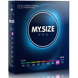 MY SIZE - PRO CONDOMS 69 MM 3 UNITS - D-228876 - Teknashop Ltd