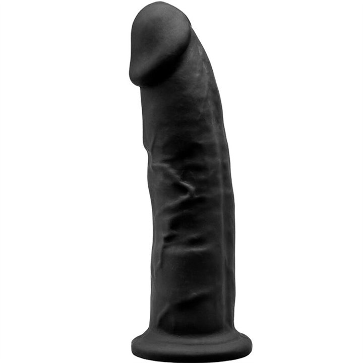 SILEXD - MODEL 2 REALISTIC PENIS PREMIUM SILEXPAN SILICONE BLACK 23 CM - D-237256 - Teknashop Ltd