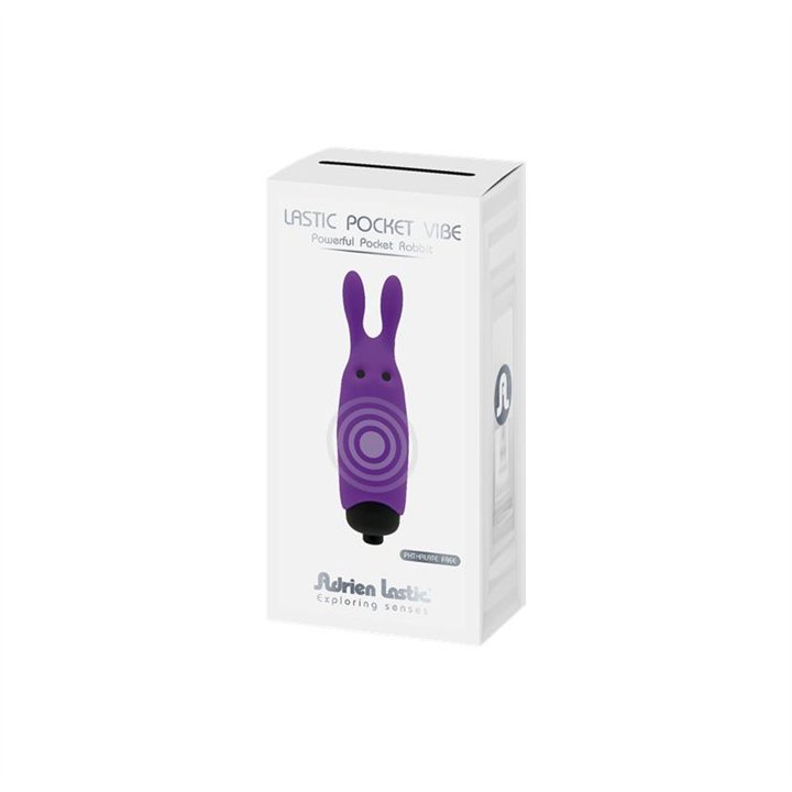 Vibrating Bullet Lastic Pocket Purple - AL-33483 - Teknashop Ltd