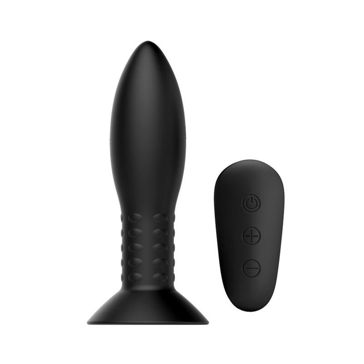 Butt Plug with Vibration and Rotation - BI-040079W-MR - Teknashop Ltd