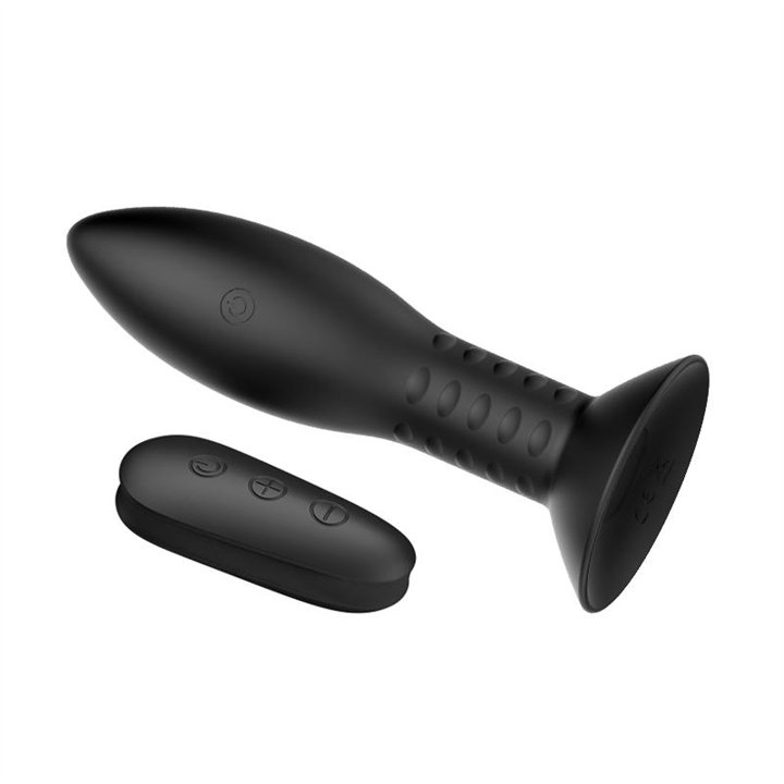 Butt Plug with Vibration and Rotation - BI-040079W-MR - Teknashop Ltd