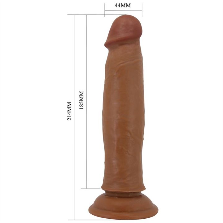 Sliding Skin Realistic Dildo 21.4 cm - BW-008119LP-1 - Teknashop Ltd