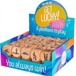 ALIVE - GET LUCKY DICE 6 POSITIONS (BOX 50 UNITS) - D-237748 - Teknashop Ltd