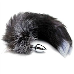 ALIVE - ANAL PLEASURE PLUG METAL FOX TAIL SIZE S - D-237205 - Teknashop Ltd