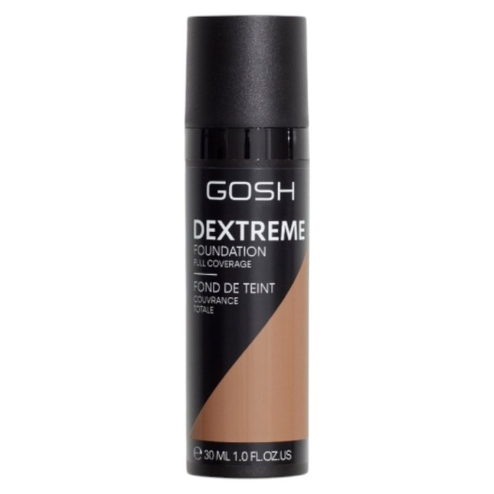 Gosh, Dextreme, Full Coverage, Liquid Foundation, 007, Tawny, 30 ml - Teknashop Ltd