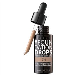 Gosh, Drops, Liquid Foundation, 010, Tan, SPF 10, 30 ml - Teknashop Ltd