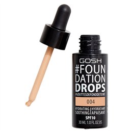 Gosh, Drops, Liquid Foundation, 004, Natural, SPF 10, 30 ml - Teknashop Ltd