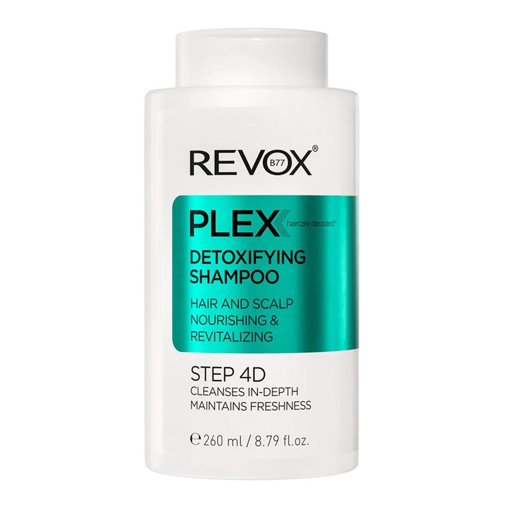 Revox B77, Plex Step 4D, Hair Shampoo, For Detoxing, 260 ml - Teknashop Ltd