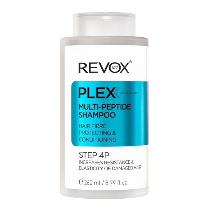 Revox B77, Plex Step 4P, Multi-Peptide, Hair Shampoo, For Conditioning, 260 ml - Teknashop Ltd