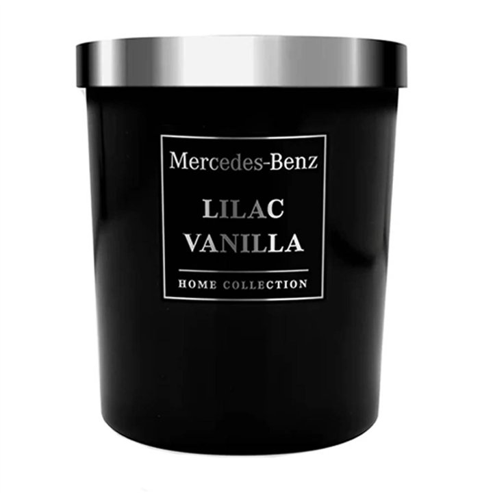 Mercedes-Benz, Lilac Vanilla, Floral, Scented Candle, 180 g - Teknashop Ltd