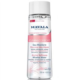 Mavala, Clean & Comfort, Fragrance-Free, Cleansing & Soothing, Micellar Water, Sensitive, 200 ml - Teknashop Ltd