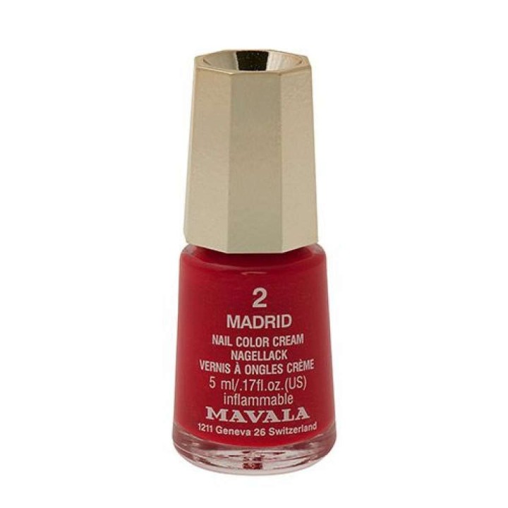 Mavala, Mavala, Creamy, Nail Polish, 02, Madrid, 5 ml *Miniature - Teknashop Ltd