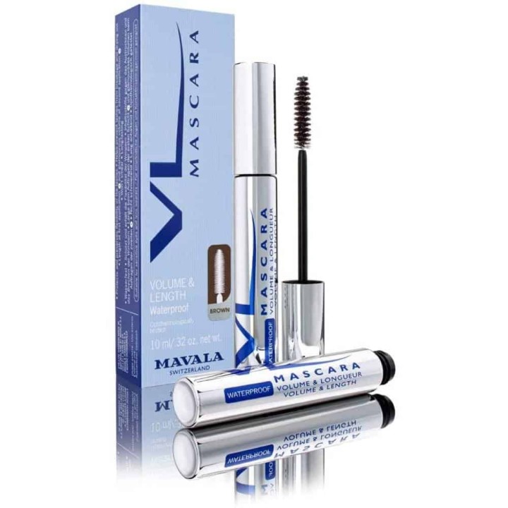 Mavala, Mavala, Waterproof, Volumizing & Defining, Mascara, Brown, 10 ml - Teknashop Ltd