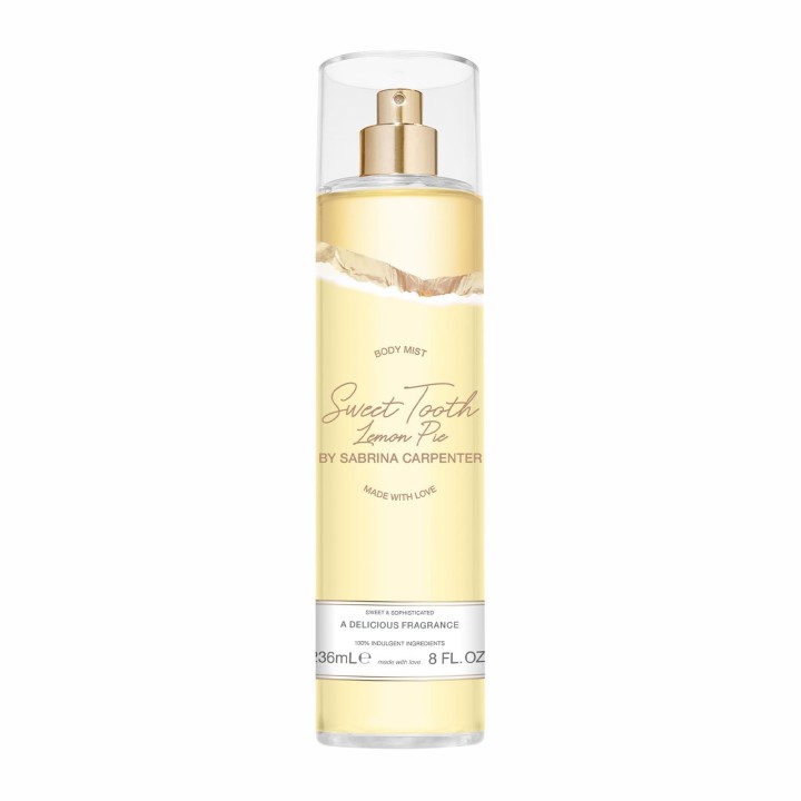 Sabrina Carpenter, Lemon Pie, Body Spray, Body, Citrus & Gourmand, 236 ml - Teknashop Ltd