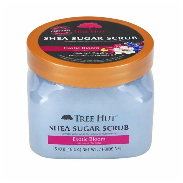 Tree Hut Exotic Bloom Shea Sugar Scrub 510g - unisex - Teknashop Ltd