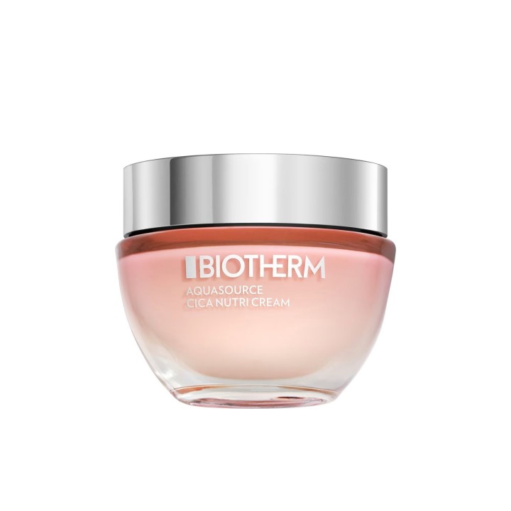 Biotherm, Aquasource Cica Nutri, Hydrating, Morning & Evening, Cream, For Face & Neck, 50 ml - Teknashop Ltd