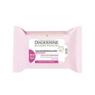 Diadermine Moisturizing Makeup Remover Wipes 25 Units - unisex - Teknashop Ltd